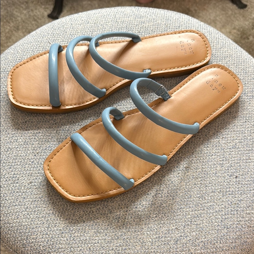 Women's Blue Strappy Sandals